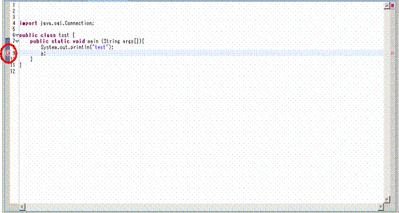 エラーor警告ポイントへジャンプする