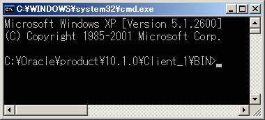 SQL*Plusログイン中にホストOSのコマンドを実行する