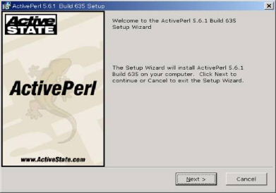 ActivePerlのインストール