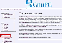 GnuPG.orgトップページ