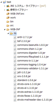 Strutsライブラリ